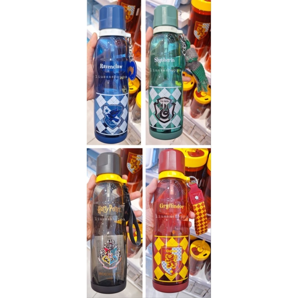 Botol Miniso - Harry Potter Plastic Bottle with Straw (750ml)
