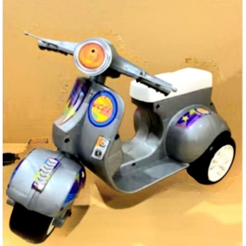 Mainan Vespa Anak Music Led vespa