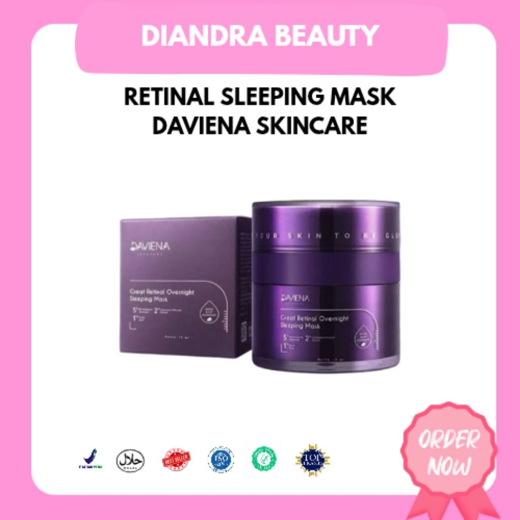 RETINAL DAVIENA | GREAT RETINAL OVERNIGHT| SLEEPING MASK| RETINAL UNGU