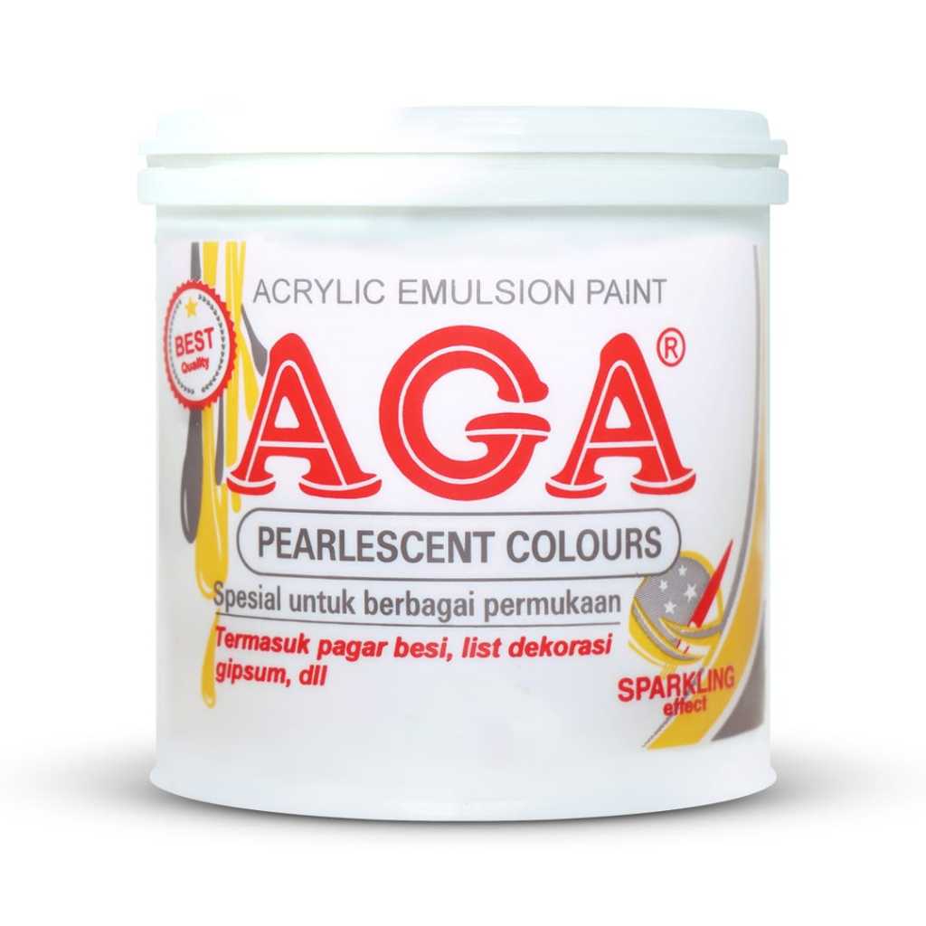 

Cat Aga Pearlescent / Hologram / Emas / Gold / Metalik