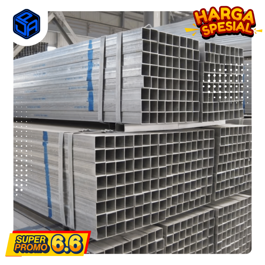 pipa kotak galvanis 40x40