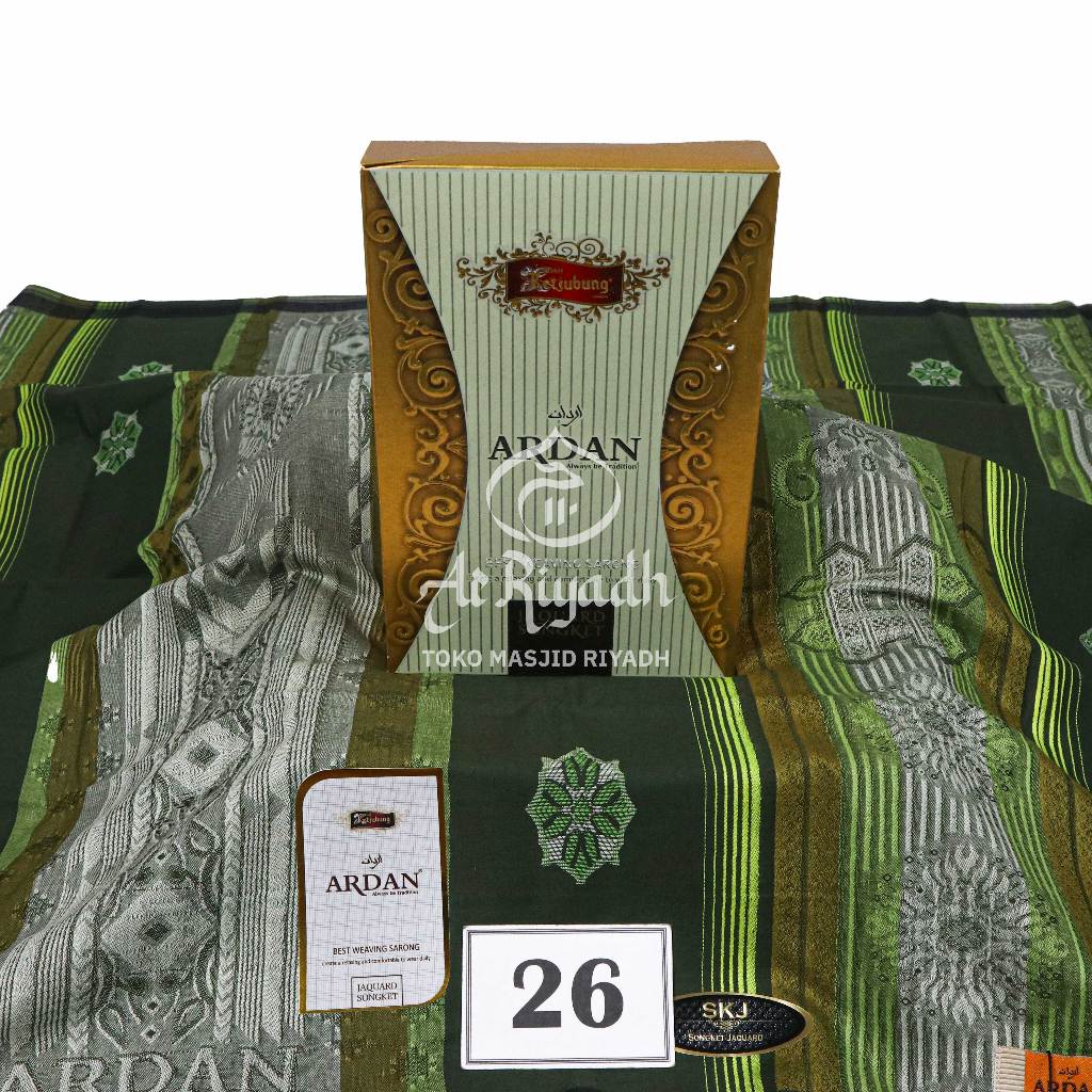 Sarung Ardan Motif SKJ Songket Jacquard
