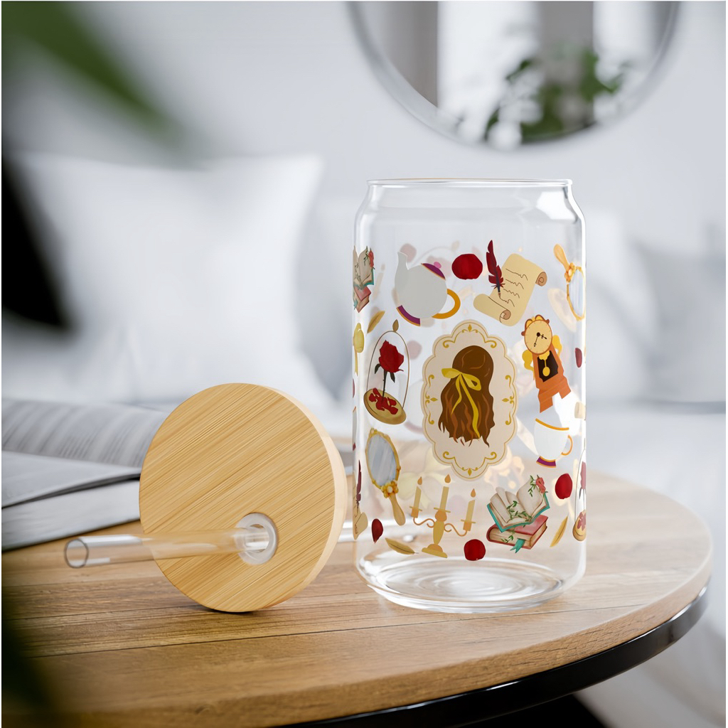 

Sticker Tumbler Aesthetic UV DTF | Tale As Old As Time | Sassy Willow