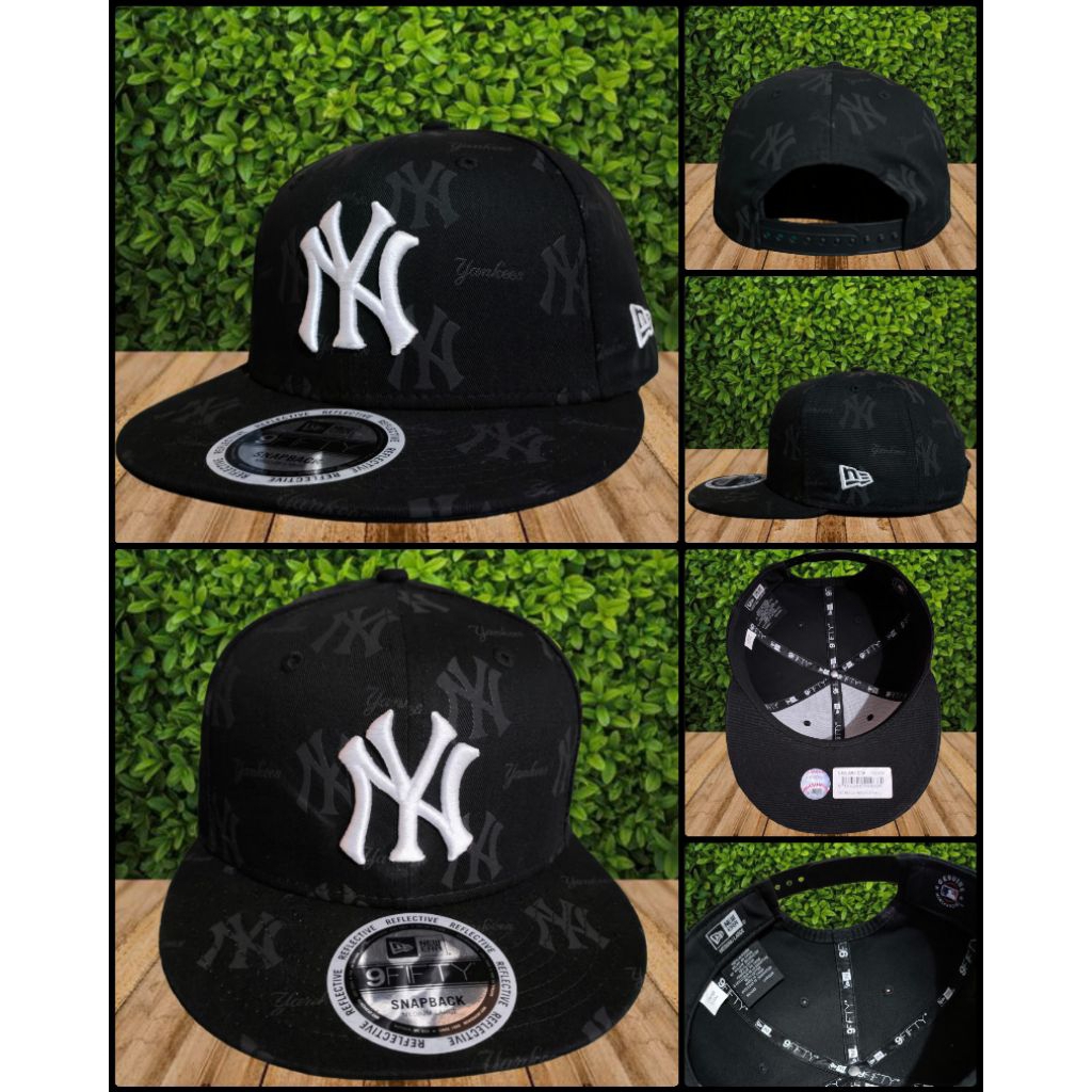 TOPI 9FIFTY NEW ERA X MLB NEW YORK YANKEES NY REFLECTIVE (SIZE: M/L, ORIGINAL AUTHENTIC NEW ERA)