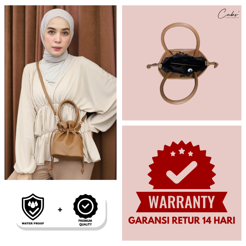 CABS POCKET - Tas Selempang Wanita Elegan Terbaru Kekinian - Sling Bag Audrey