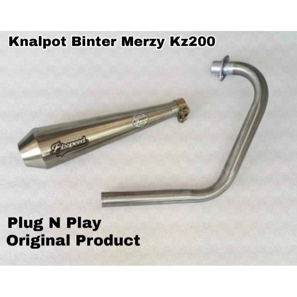 KNALPOT BINTER MERZY CUSTOM CAFERACER JAPSTYLE ORIGINAL BEST QUALITY KZ00 FRE KAOS BLSSPEEDS