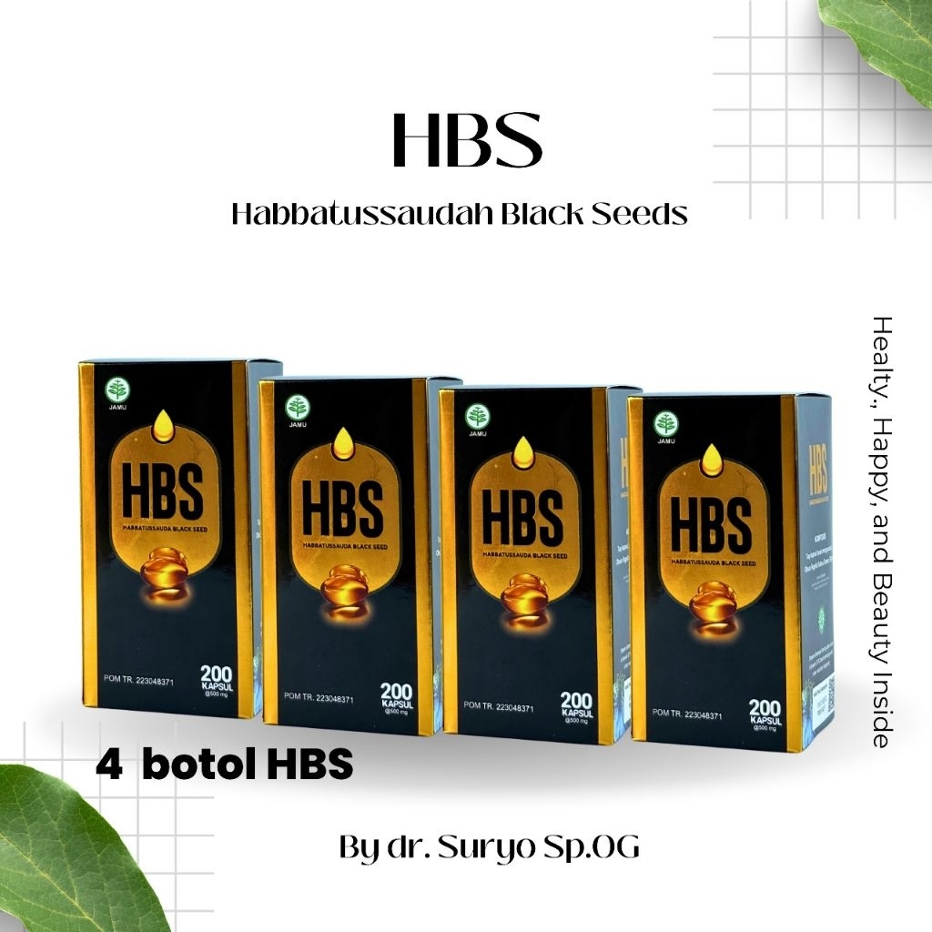 HBS by dr Suryo, SpOG | soft capsul | promil | 4 botol |