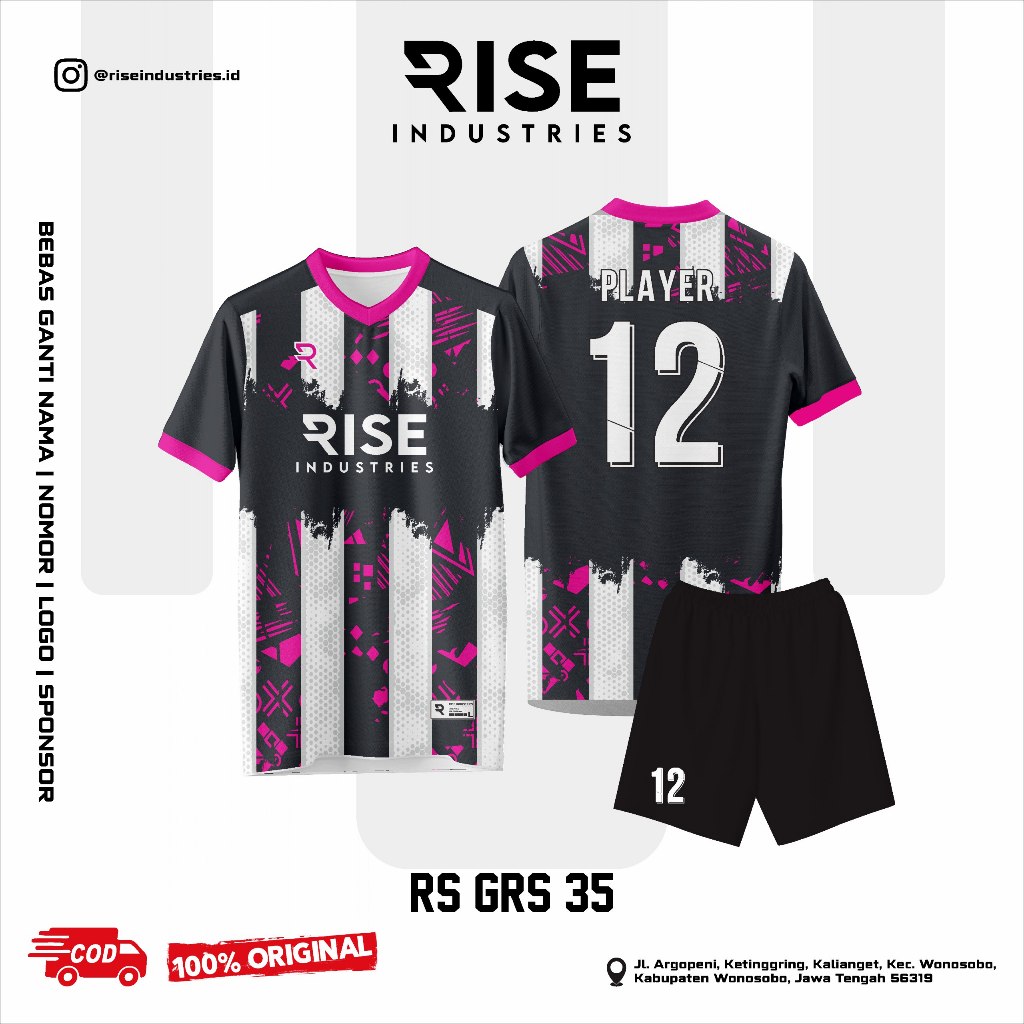Jersey Futsal printing custom Jersey Futsal setelan jersey Bola printing Jersey bola setelan CST WAY