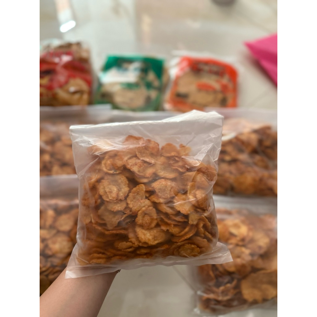 

Emping pedas manis enak