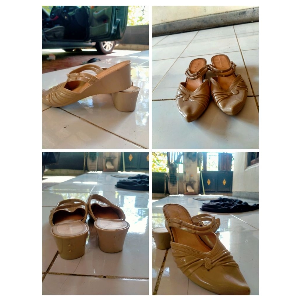 preloved PL sandal sepatu slop wanita