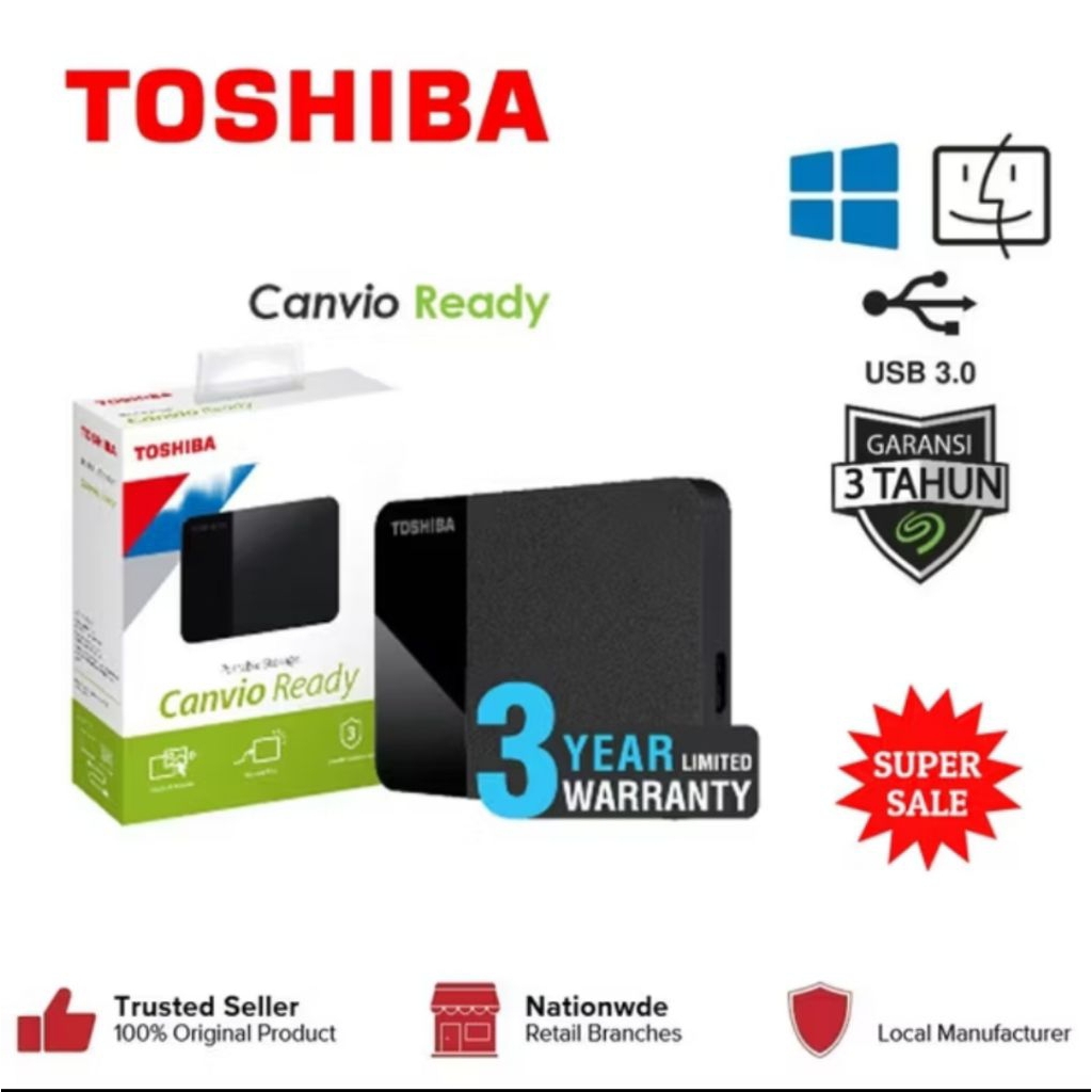 Hard disk external toshiba 1 tb