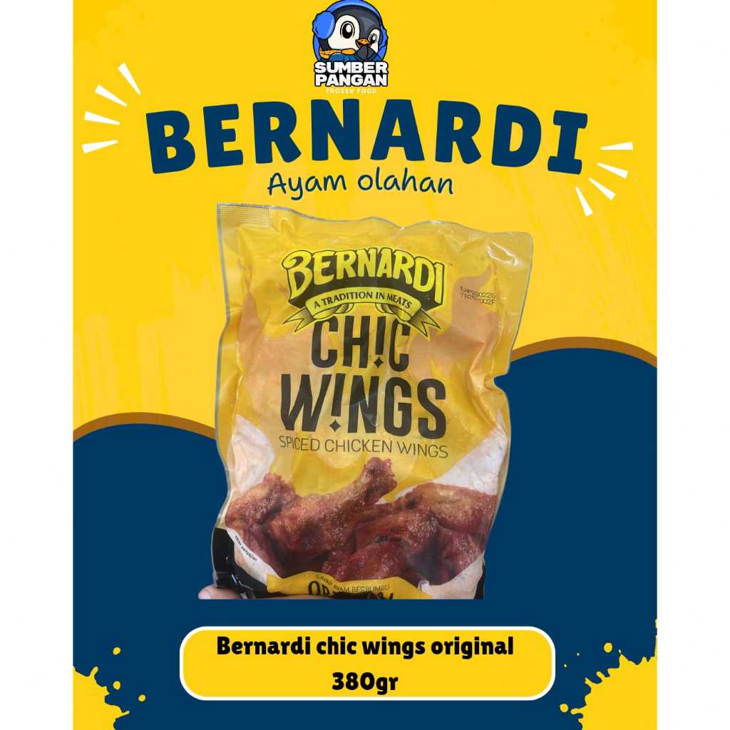 

Bernardi Chic Wings Chicken Original 380gr