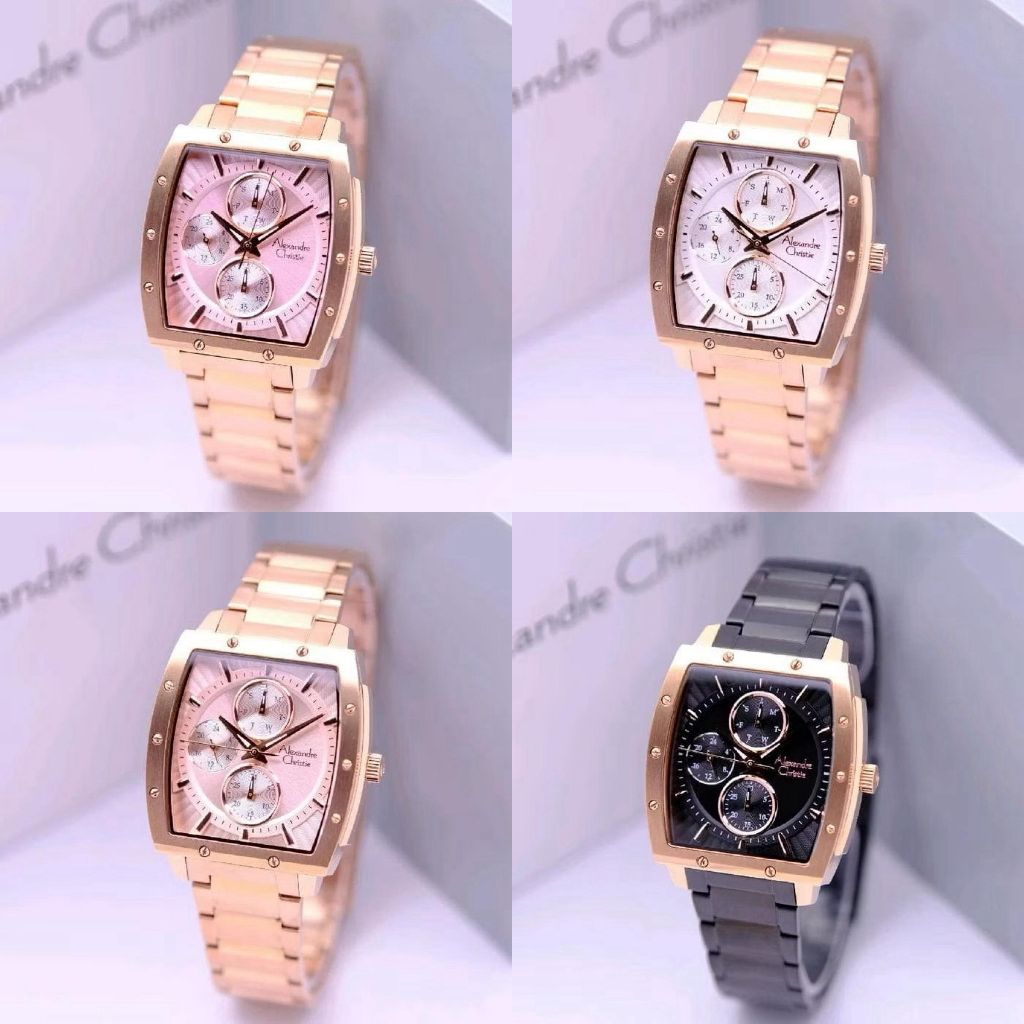 Terbaru Jam Tangan Wanita Alexandre Christie 6376 AC6376 [ORIGINAL]