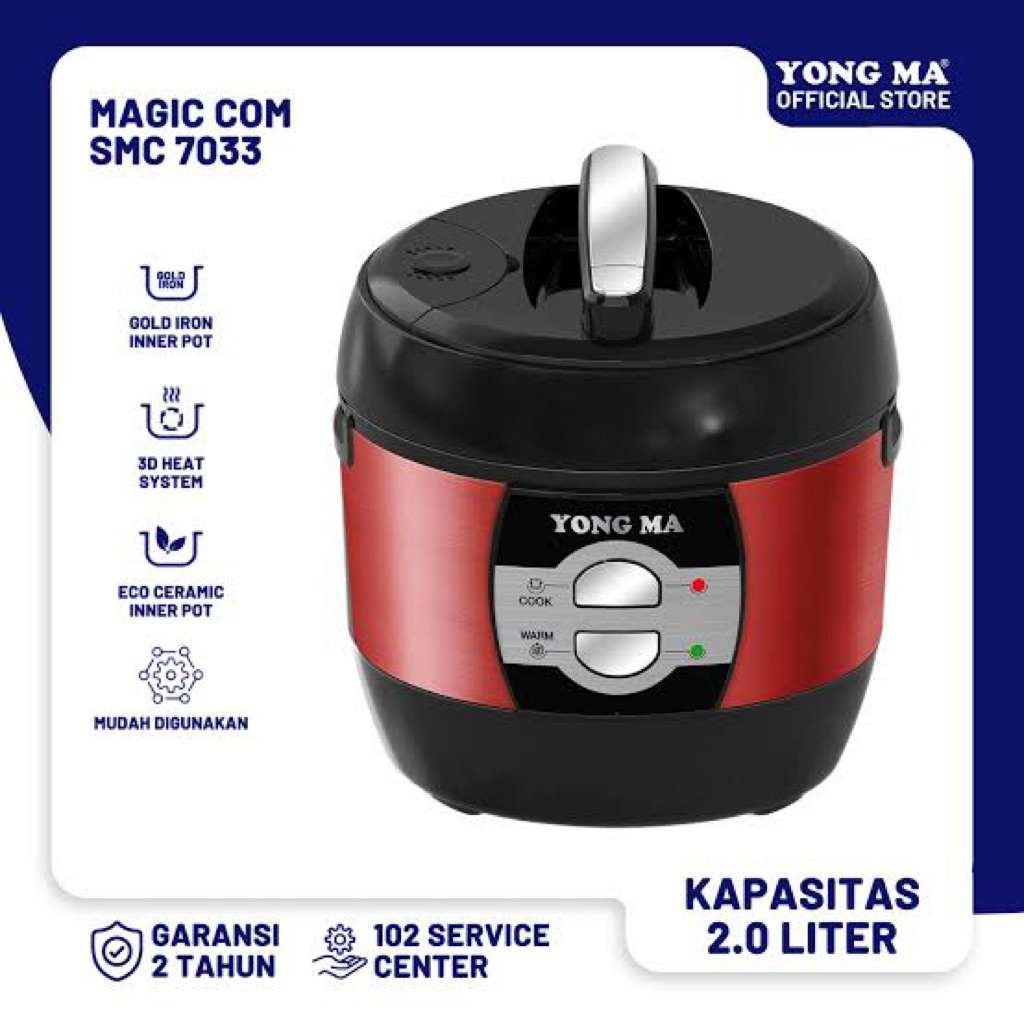 Rice Cooker YONGMA SMC 7033 / 2L
