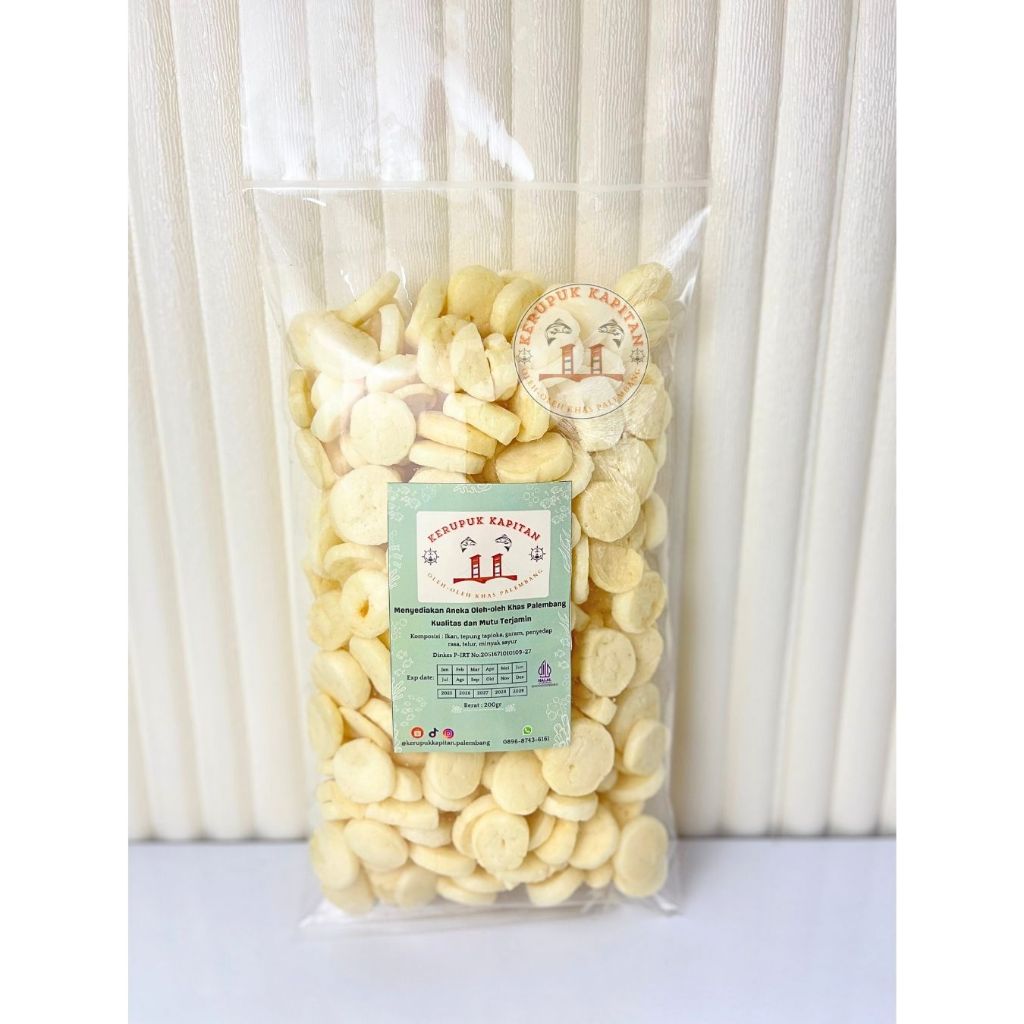 

Kerupuk Super Mini Kualitas SUPER Asli Ikan Tenggiri Khas Palembang Kemasan 200gr