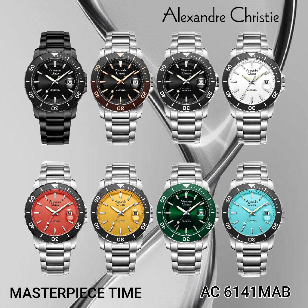 ALEXANDRE CHRISTIE OTOMATIS AC 6141MAB JAM TANGAN PRIA ORIGINAL GARANSI RESMI