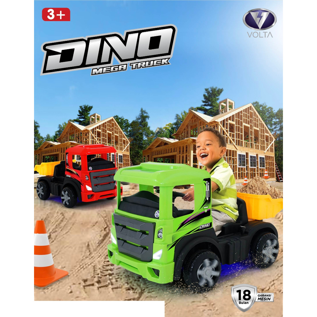 Volta Dino Mega Truck Anak VOLTA5032