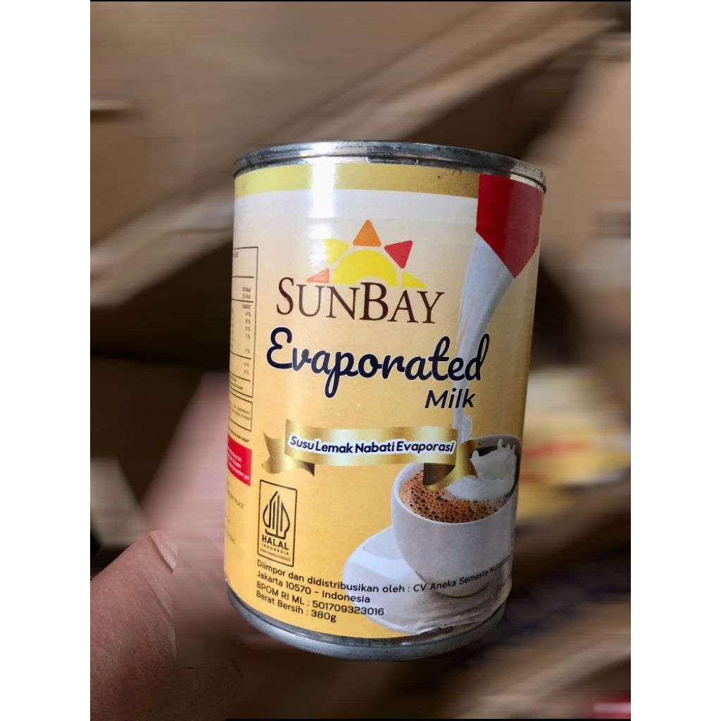 

Sunbay evaporated milk 380 gram | sunbay susu evaporasi kaleng 380 gram