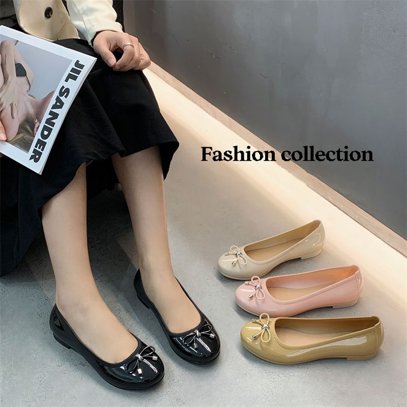 Sepatu Karet Wanita Dewasa Flatshoes Karet Jelly Sepatu Flatshoes Wanita Pita Premium 36-40size