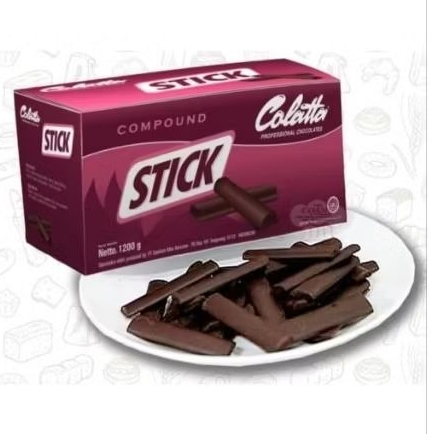 

COLATTA COMPOUND CHOCOLATE STICK 1,2 KG /COKLAT BATANG STIK