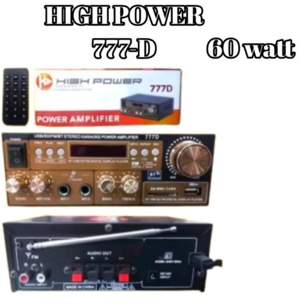 Power Amplifier High Power 777 D