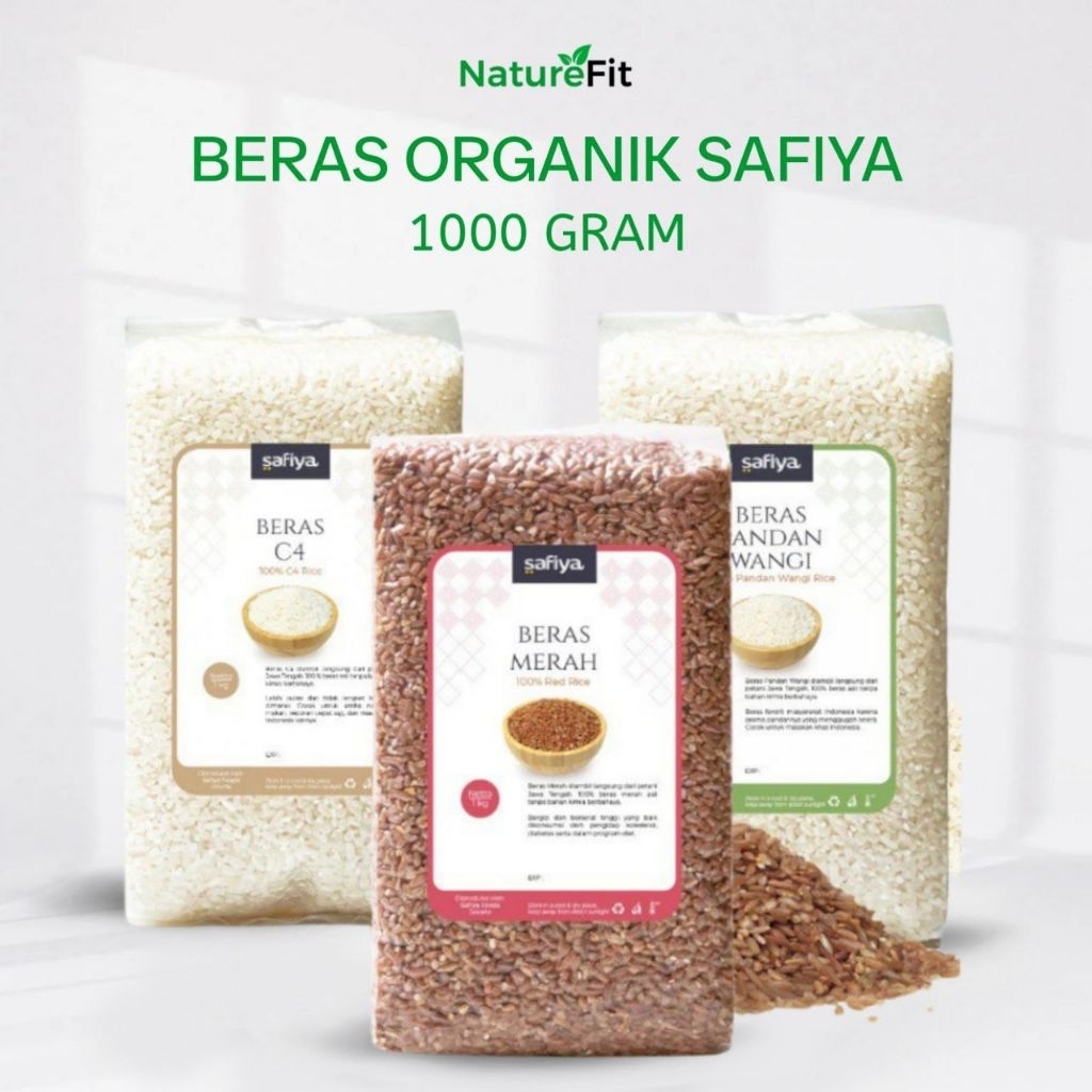 

Safiya Beras Organik 1 Kg Beras Merah Pulen Wangi