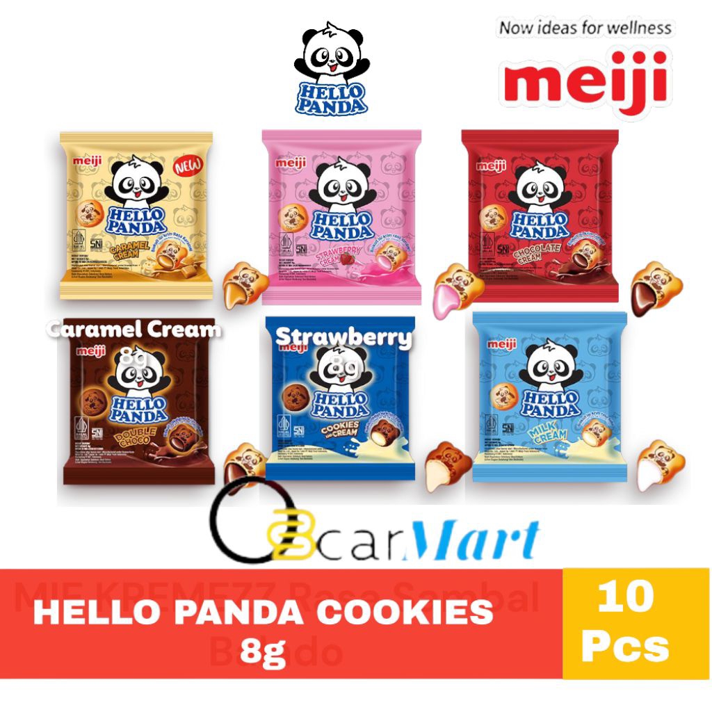 

Biskuit HELLO PANDA Renceng isi 10 Cookies 8g
