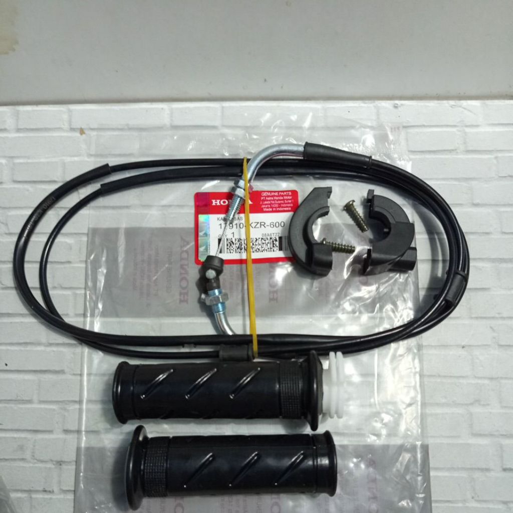 paket kabel gas + handgrip + rumah gas vario 125 old