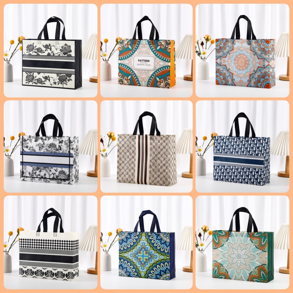 

Goodie bag-Tas Belanja tas spunbond tas souvenir premium tebal dan kuat/Terlaris lipat jumbo/ waterproof/shopping bag A