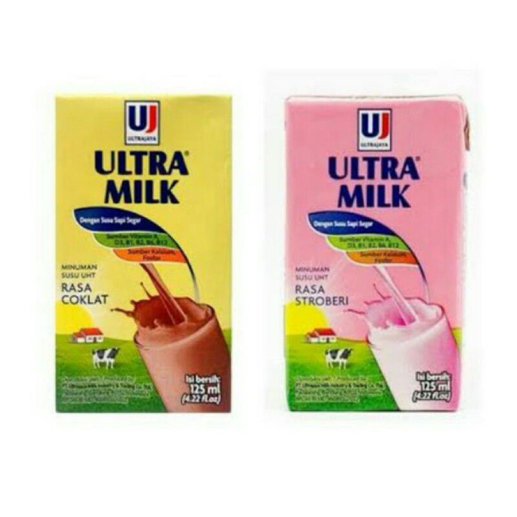 

Ultra Milk Coklat/Stroberi - 125 ML/ 1 Pcs