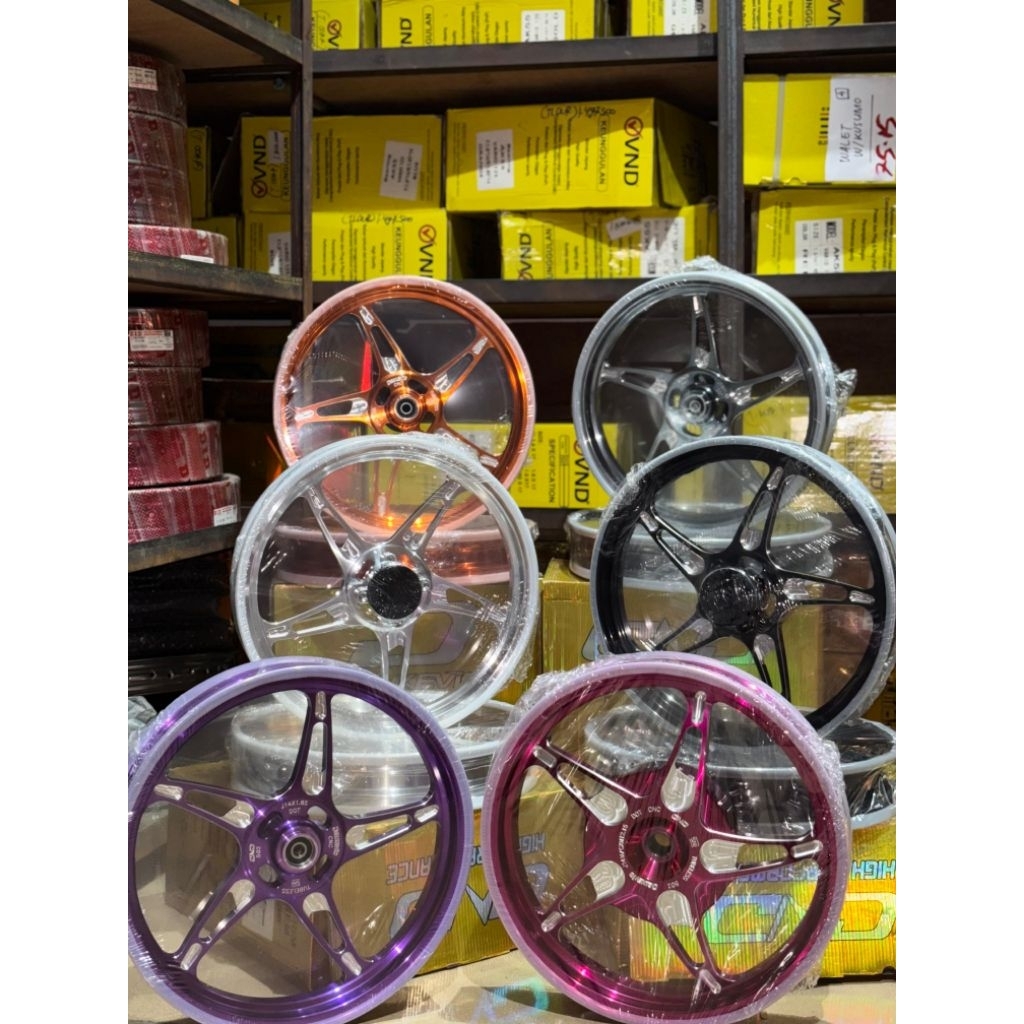 VELG DELKEVIC K-SPEED(bintang laut) vario,beat, Scoopy ring 14 DND