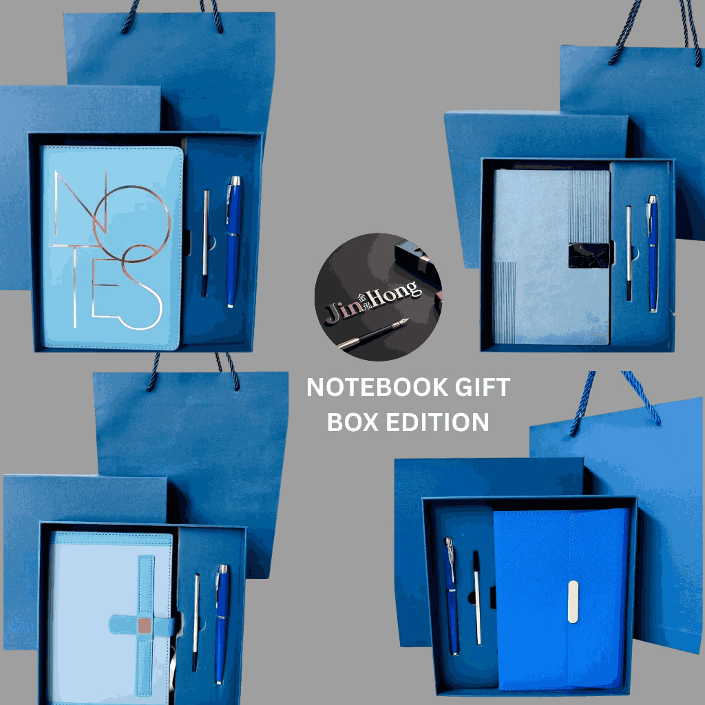 

Notebook A5 Giftset Buku Catatan + Pulpen & Totebag Agenda Elegan Premium 2in1
