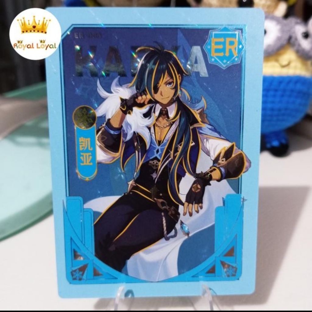 Kaeya Kartu Collection CCG Genshin Impact ER Tebal Card - (ER-006)