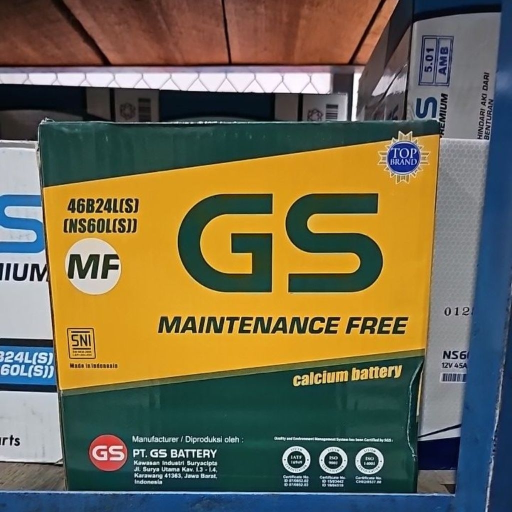 aki gs astra mf ns60ls 45 amper