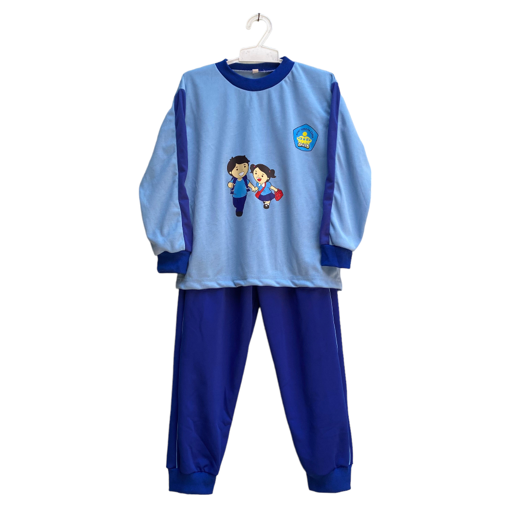 SERAGAM KAOS OLAHRAGA ANAK PAUD / TK (GRATIS SABLON & CUSTOM LOGO)