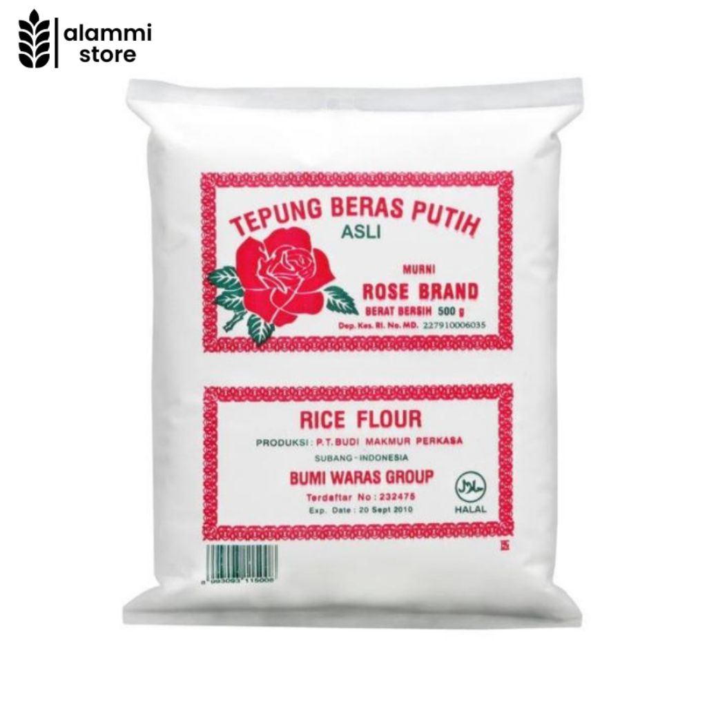 

Tepung Beras Putih Rose Brand Murni 500 gr