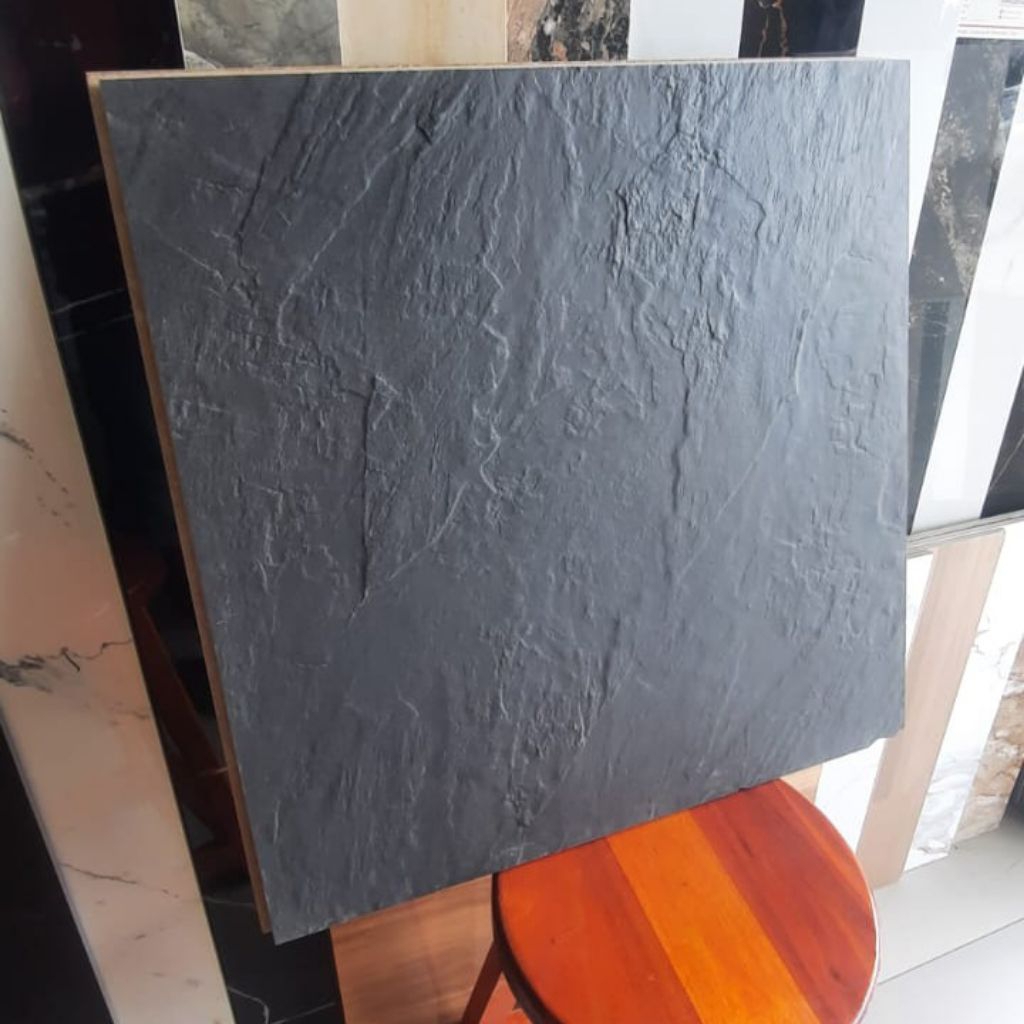 Granit carport Kasar Hitam 60x60 Nero santos (CHAT ADMIN/BACA DESKRIPSI SEBELUM MEMBELI)