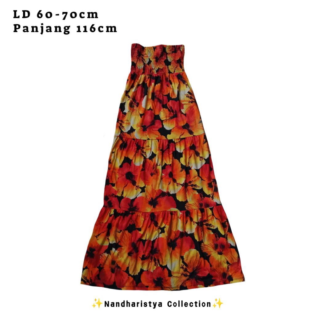 dress kemben smock / dress kemben / dress pantai