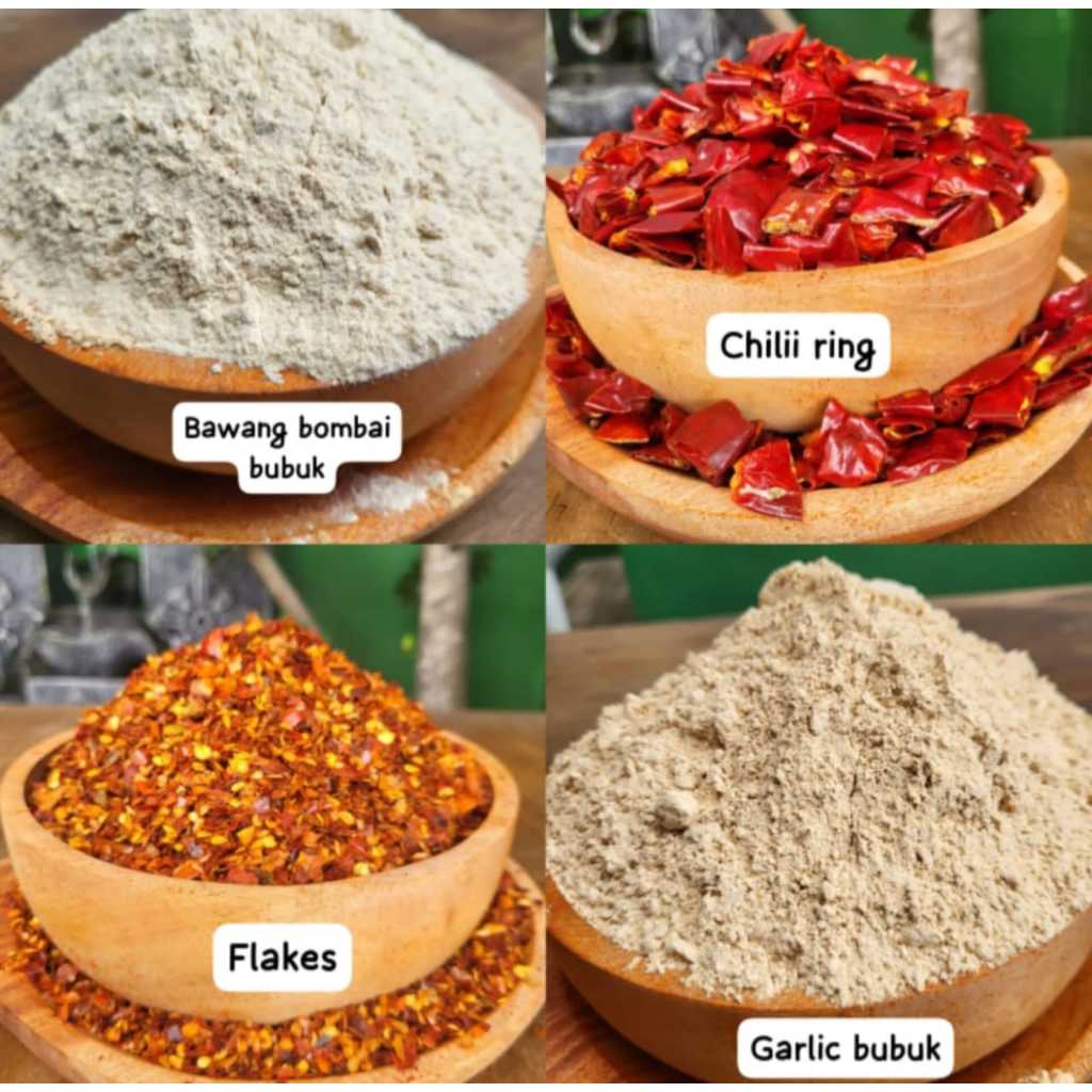 

Bumbu Dapur Bubuk Kering Rempah 100g - Cocok Untuk Seblak Sambal Saos Mie - Kwalitas Premium Asli