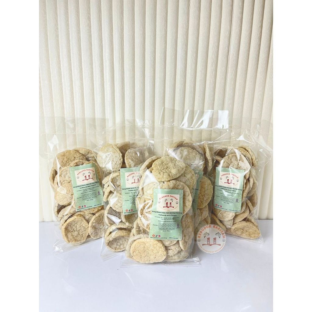 

Paket Kerupuk Kulit 1KG Dapat 5 Bungkus x 200gr Kualitas SUPER Asli Ikan Tenggiri Khas Palembang