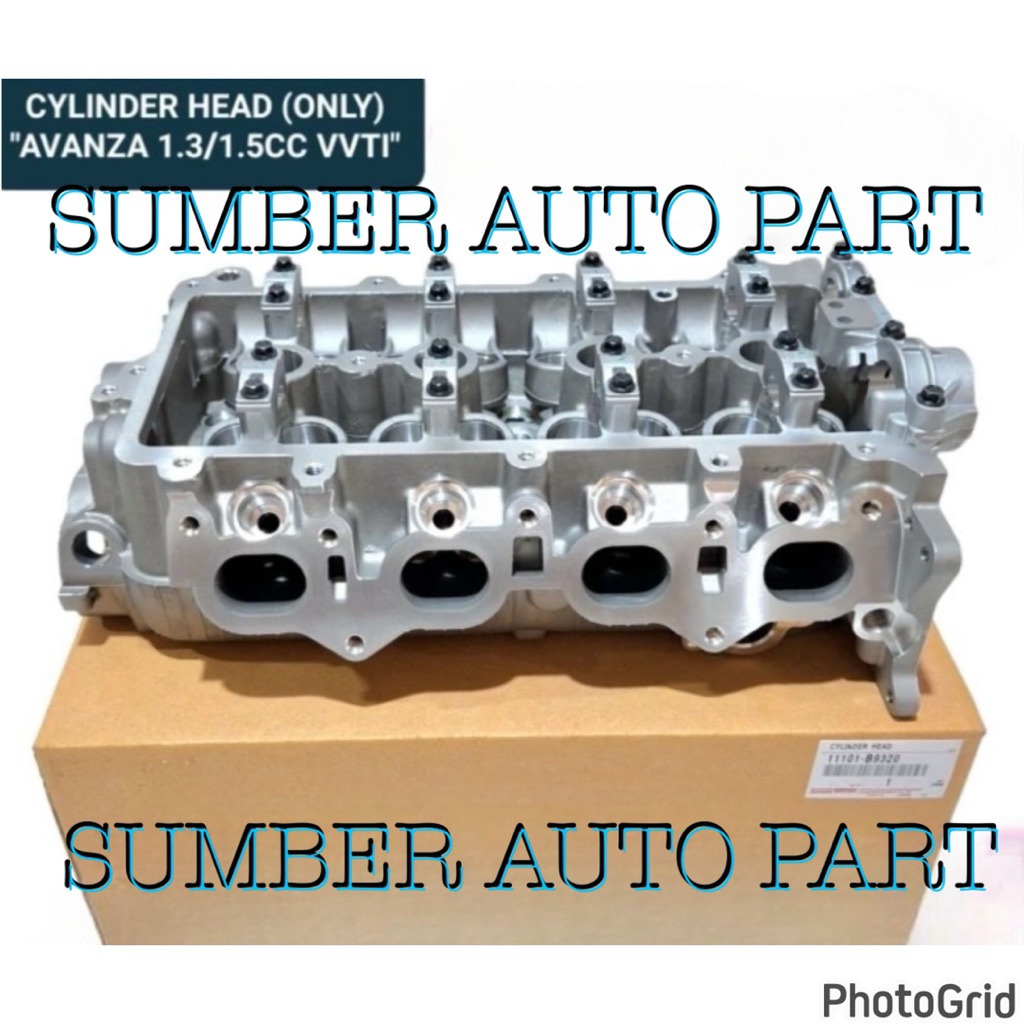 CYLINDER HEAD AVANZA GRAND MAX RUSH TERIOS 1.3 1.5 CC