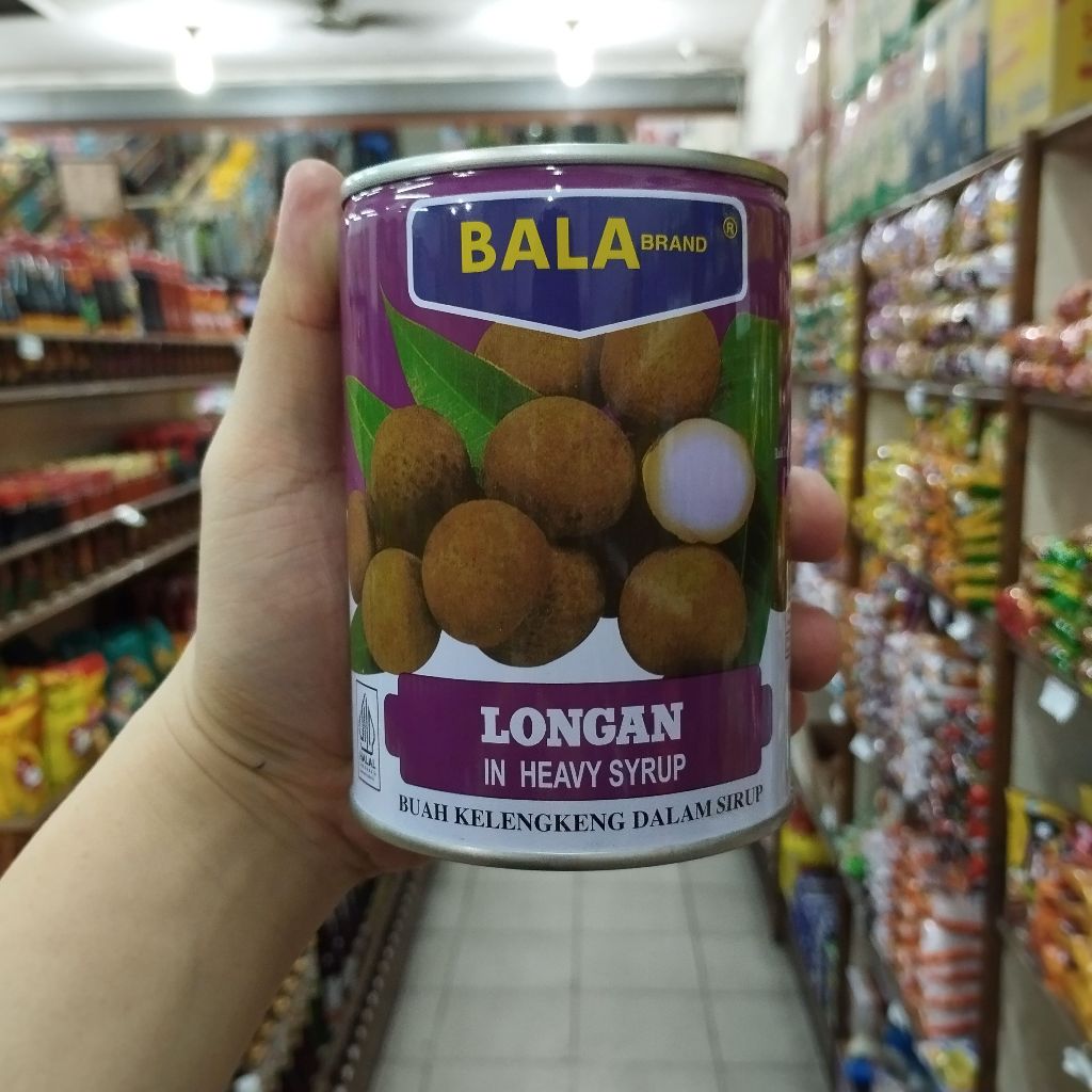 

BALA BRAND LONGAN KALENG IN SYRUP BUAH KELENGKENG DALAM SIRUP