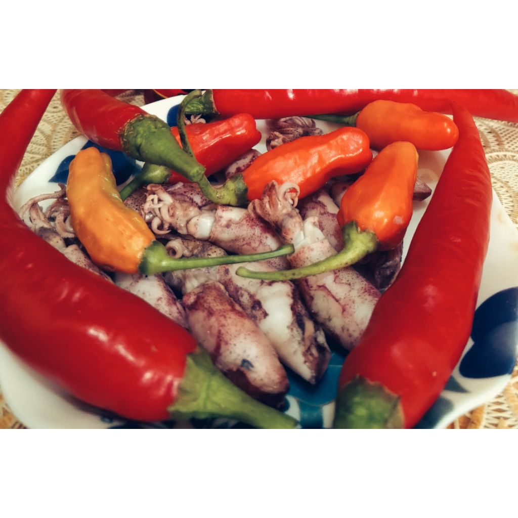 

Sambal baby cumi berat isi 120g