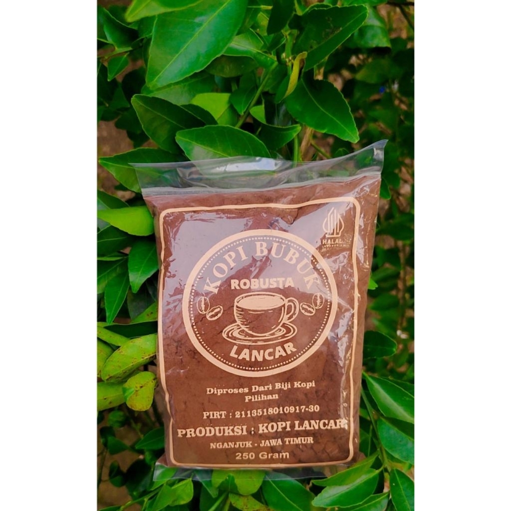 

KOPI BUBUK ROBUSTA LANCAR - KODE 78 / 250 gr
