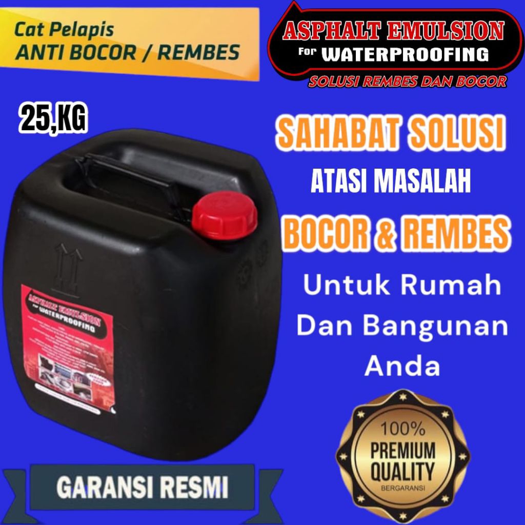 (ASPHALT EMULSION) aspal cair anti bocor 25,kg