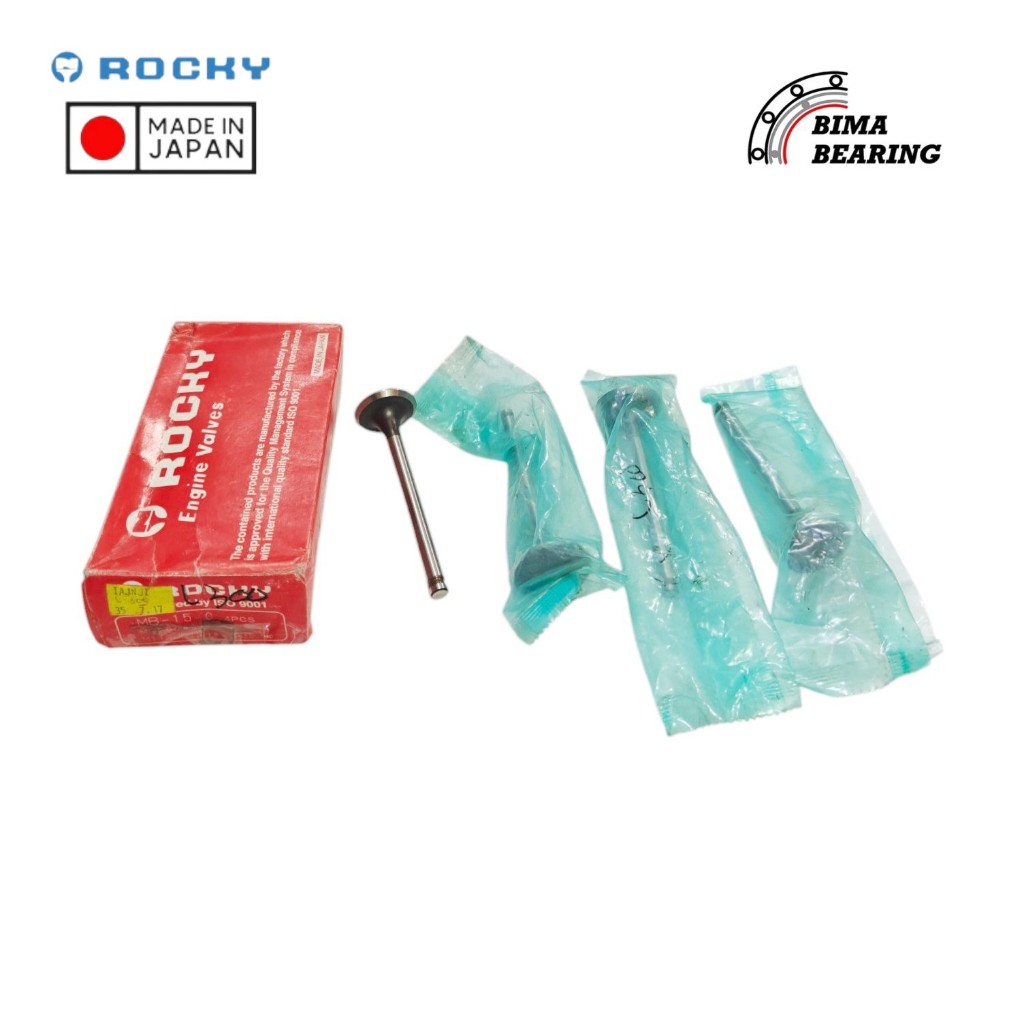 Klep Ex Api Mitsubishi Colt Diesel L300 Bensin 4G32 4G33 Mb-15 Rocky JAPAN Valve Exhaust Ori