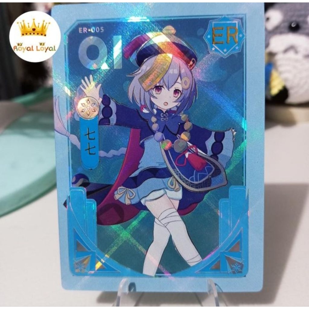 Qiqi Kartu Collection CCG TCG ER Genshin Impact Tebal Card - (ER-005)
