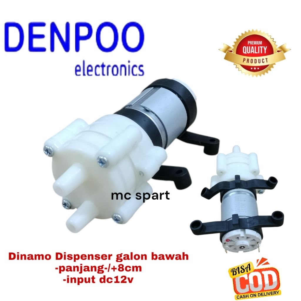 Dispenser galon bawah Denpoo pompa dispenser galon bawah