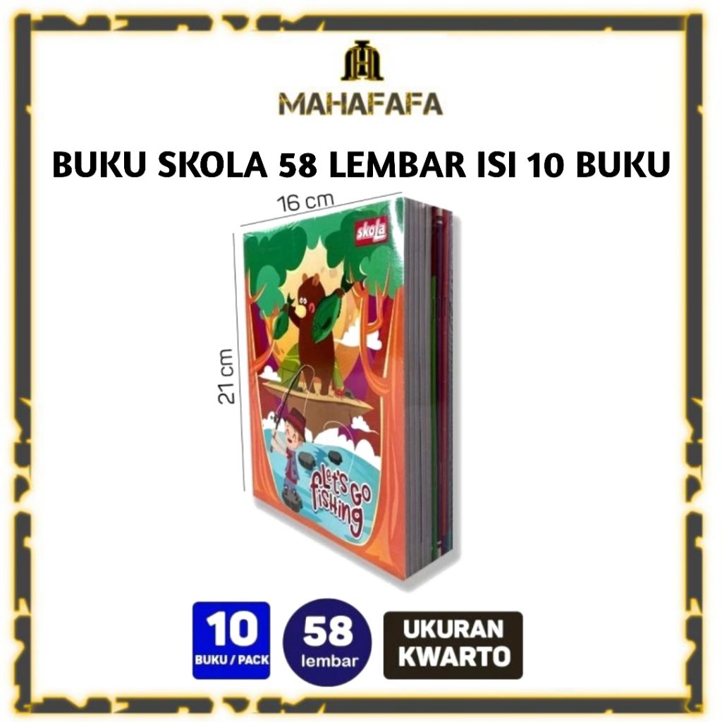 

Promo Buku Tulis 58 Lembar Skola BY SIDU SINAR DUNIA [1 Pack = 10 Buku]