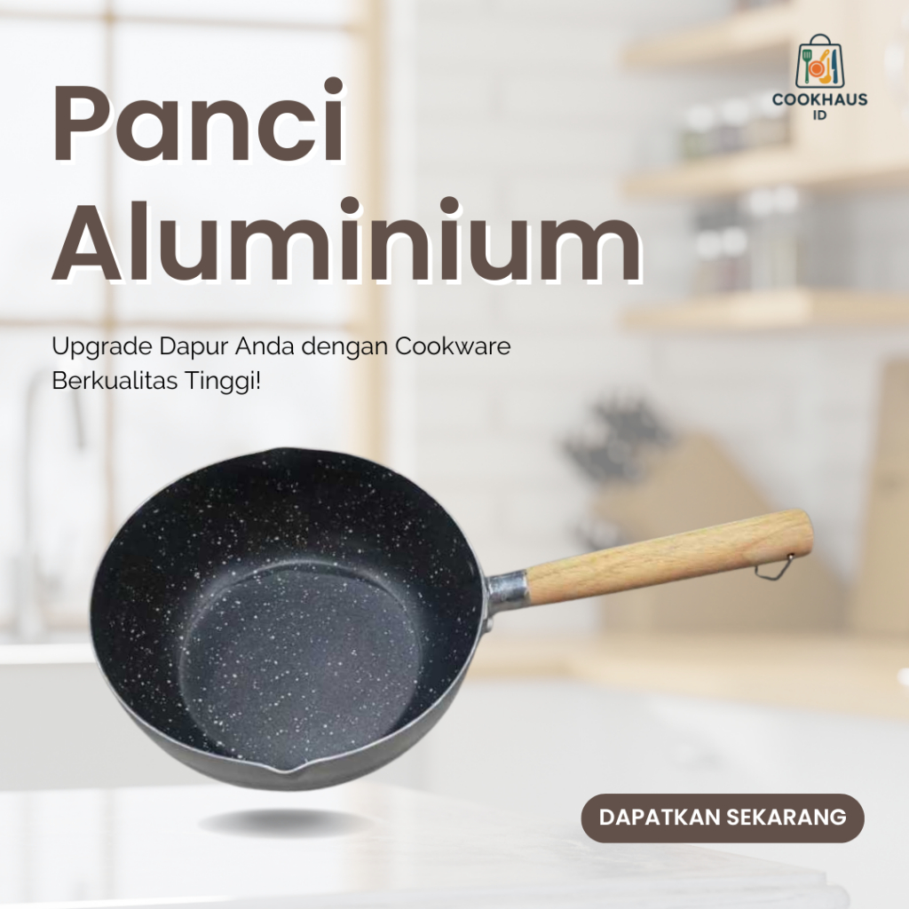 Cookhaus Panci Aluminium Tebal Panci Aluminium Panci Sup Panci Mie Panci Bubur Panci Susu XPG03